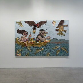 Gone Fishin', Exhibition view. Courtesy of Joshua Liner Gallery