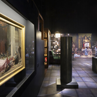 Le temps d’un rêve, vue d'exposition. Avec l'aimable autorisation du Musée des Confluences