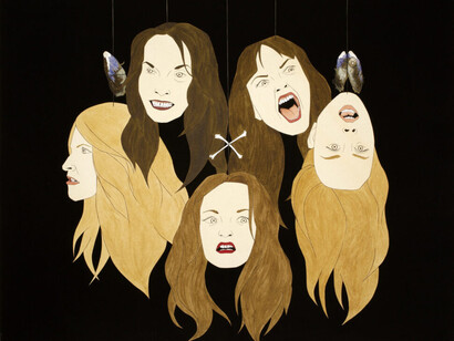 Marci Washington, Witch masks, 2019. Courtesy of Rena Bransten Gallery