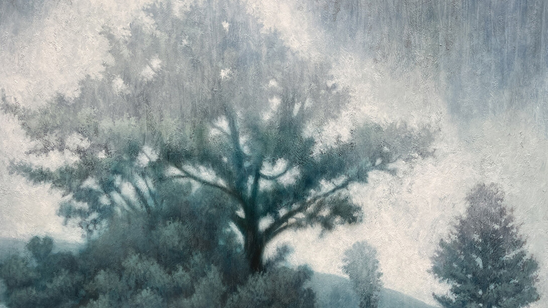 Carl Linstrum, Monochrome memory 11. Courtesy of Thomas Deans Fine Art