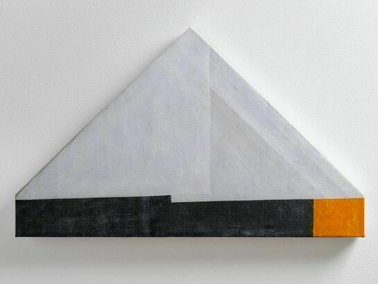 Jessica Mein, obra trinta, 2013, acrylic medium on canvas and wood, 22.8 x 14.5 x 1.5 in. / 58 x 37 x 4 cm