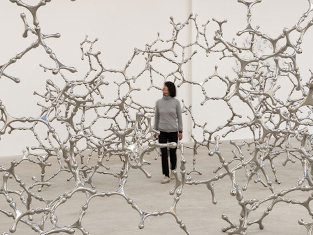 Loris Cecchini, Exhibition view. Courtesy of Galleria Continua