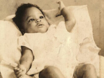 Martha Berida, author, as a baby