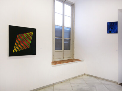 Encuentros ópticos (Optical encounters), exhibition view. Courtesy of Rafael Ortiz Gallery