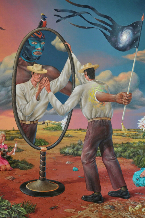 The Earth is Flat. Courtesy of Mirus Gallery