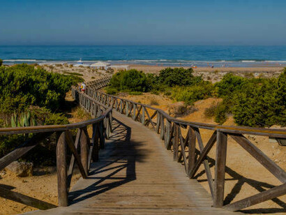 Destino da viagem: Praia de Chinclana, Espanha