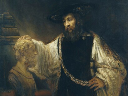 Rembrandt, Aristotele e il busto di Omero
