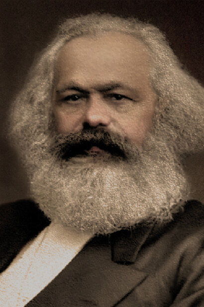 Filósofo e historiador alemão Karl Marx