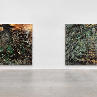 Anselm Kiefer, Seal my ears shut and I shall hear you still, exhibition view. Courtesy of Gagosian
