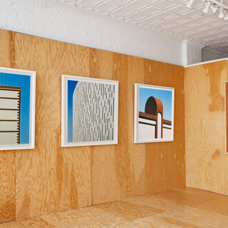 Arielle Zamora and Sinziana Velicescu, Elevations, exhibition view. Courtesy of Uprise Art