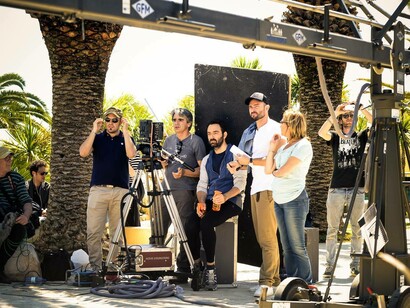 Riprese per lo spot "Le Marche non ti abbandonano mai"