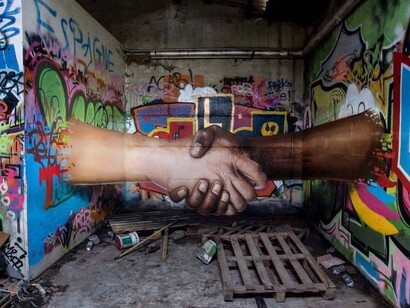 Graffiti on the street