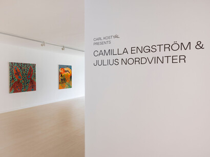 Camilla Engström and Julius Nordvinter, exhibition view. Courtesy of Carl Kostyál Gallery