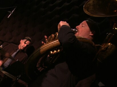 Performance of "Pancho Villa from a Safe Distance by Graham Reynolds at SXSW 2016. Photo: Courtesy of the artist