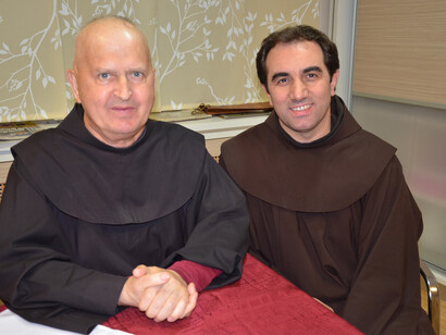 Fr Zvjezdan Linić and Fr Ivan Matić