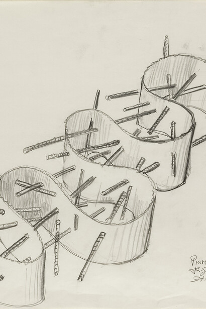 Robert Smithson, Pierced meander, 1971. Courtesy of Denver Art Museum