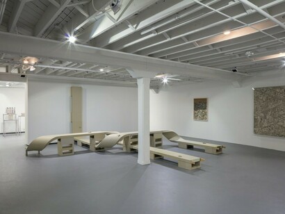 Thomas Bayrle, Exhibition view. Courtesy of The Institute of Contemporary Art