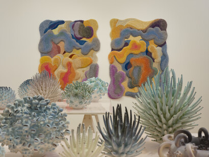 Camilla Iliefski, Shimmering real: perception and the spaces between, exhibition view. Courtesy of HB381 Gallery