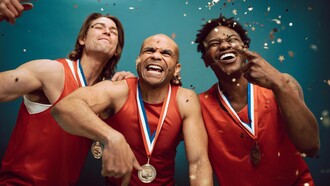Team jointly celebrating success