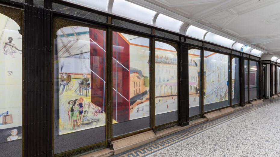 Yann Kebbi, Chantier, exhibition view. Courtesy of Fondation Cartier. Photo by Martin Argyroglo
