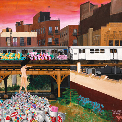 LADY PINK, The Death of Graffiti, 1982. Courtesy of the Museum of the City of New York.