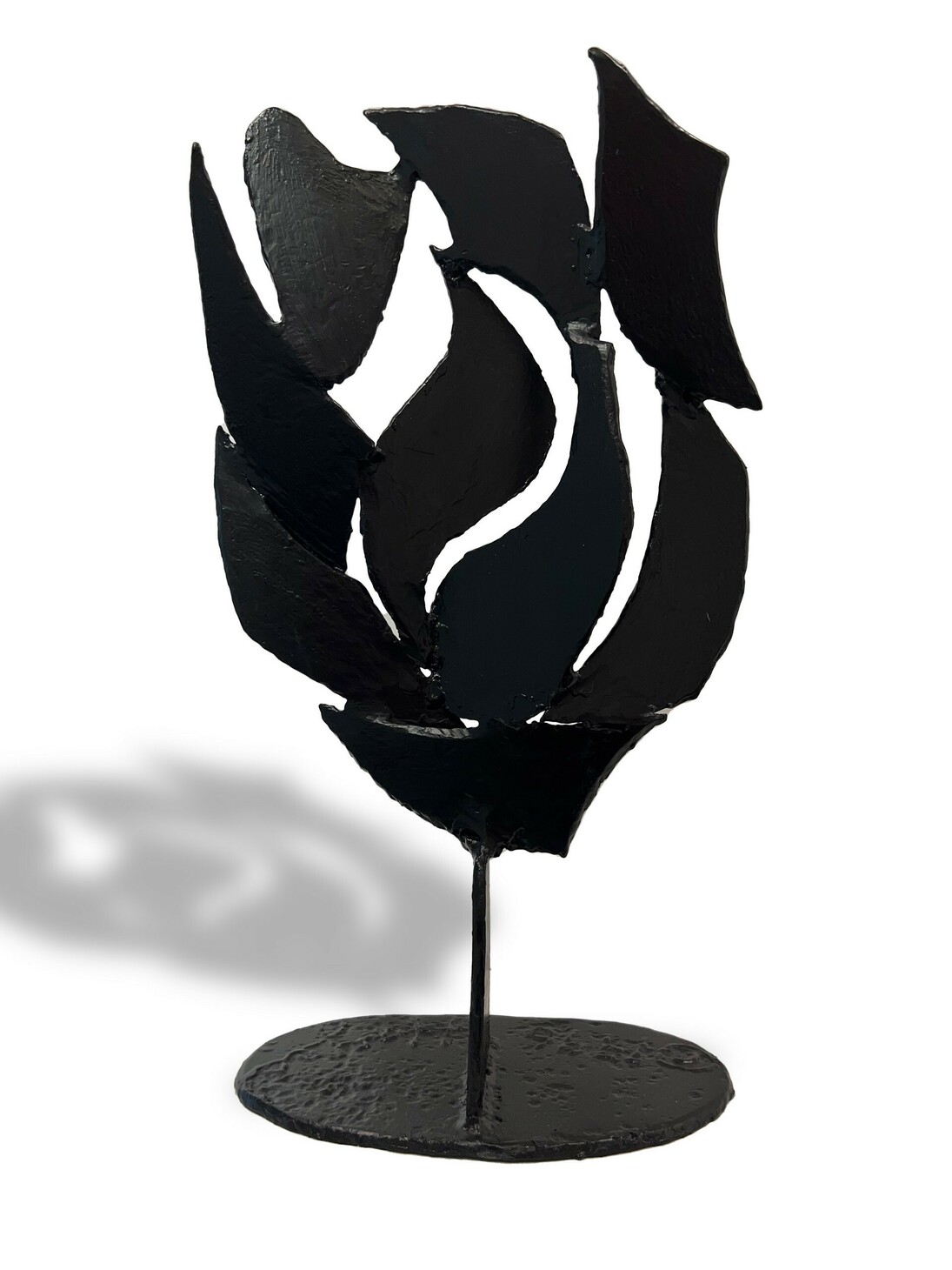 David Hayes, Torch, painted welded steel, 21x12x6 in