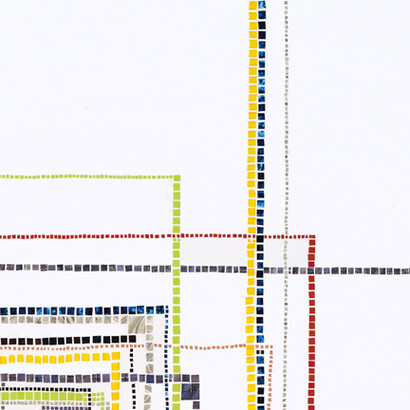 Janice Caswell's (detail) "Fall 2012 Shuffle"