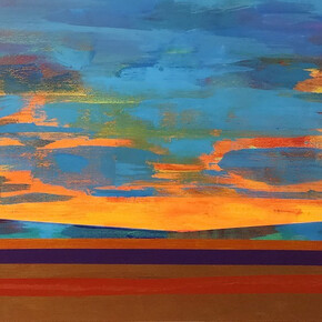 Mark Bowles, As the sun rises (detail), 2026. Courtesy of Canyon Road Contemporary Art 