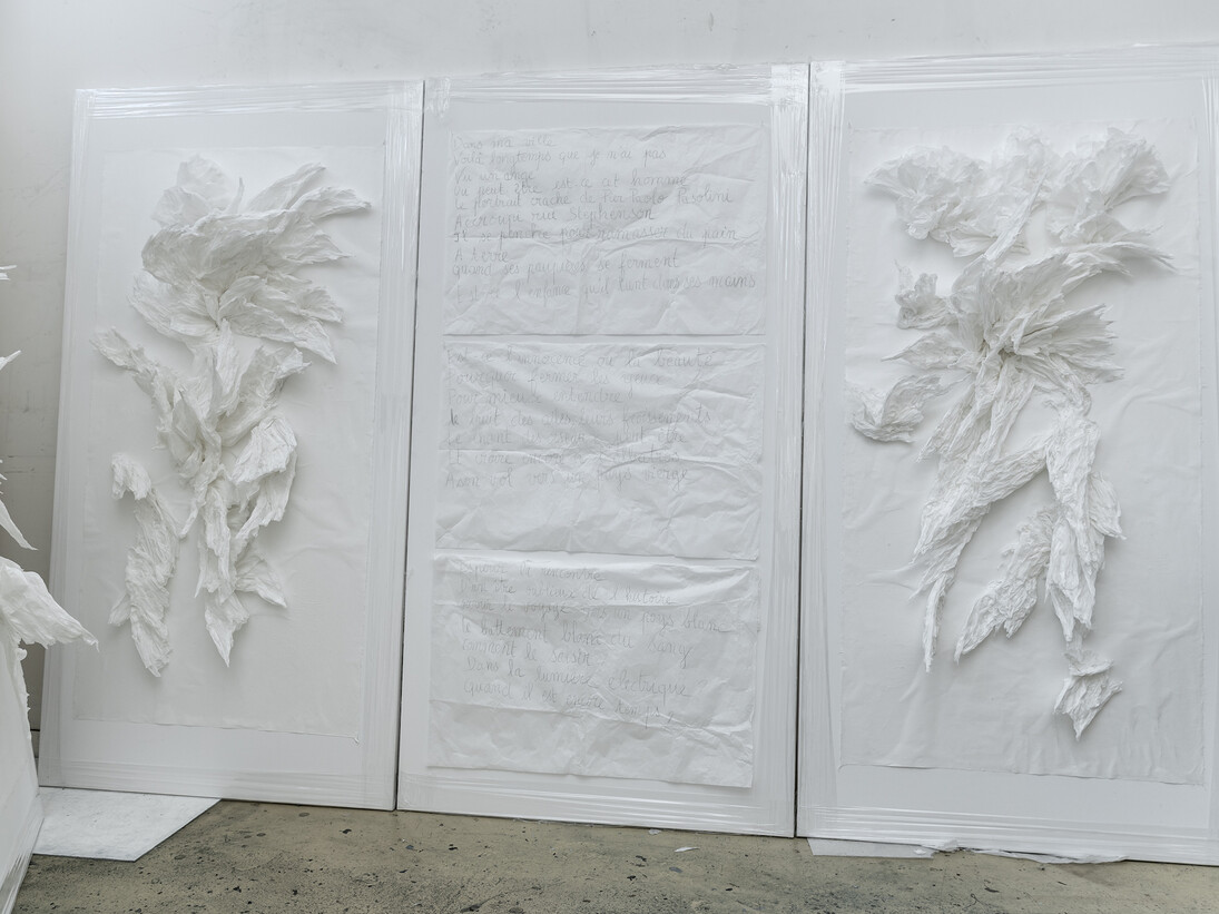 Le Lien des mondes, Exhibition view. Courtesy of Magazzino Gallery 