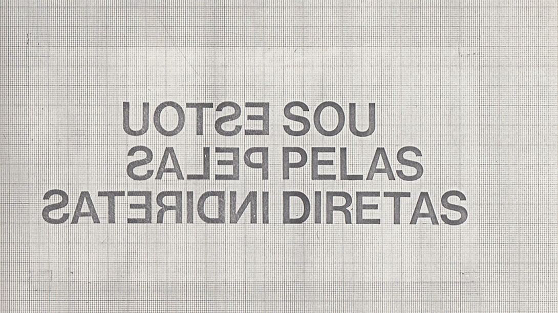 Mario Ishikawa. Sou pelas direta 1980. Courtesy of Galeria Jaqueline Martins