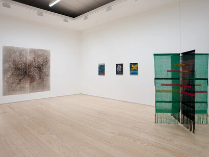Various artists, A storm held still, exhibition view. Courtesy of Inman Gallery 