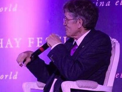 Antonio Lazcano en el Hay Festival