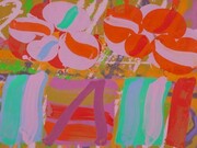 Albert Irvin, Patience, 2008, acrylic on canvas, 30 x 48 in / 76.2 x 122 cm