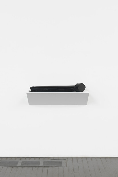 Harry Dodge, Butter Horse, 2015, Cast silicone, 7 x 27.5 x 10 inches, 17.8 x 69.9 x 25.4 cm