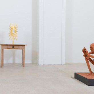 Rosmarie Lukasser, Annäherungen an „...bin im netz i5.0, ausstellungsansicht. Mit freundlicher genehmigung der Galerie Hubert Winter