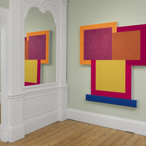 Peter Halley, exhibition view. Courtesy of Massimo de Carlo Gallery