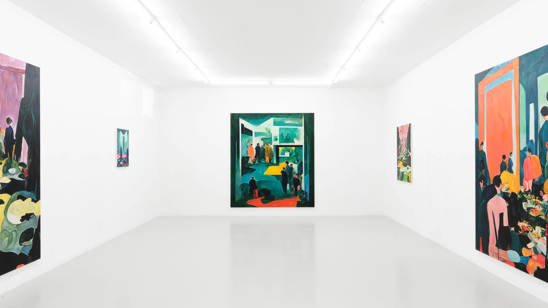 Willem Andersson, In the lee of land, exhibition view. Courtesy of Belenius