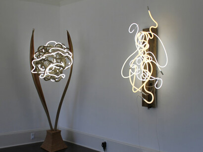 Neon Sculpture. Courtesy of Porch Gallery