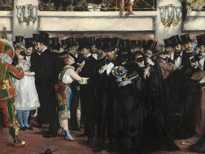 Édouard Manet, Masked Ball at the Opera, 1873, Gift of Mrs Horace Havemeyer in memory of her mother, in-law, Louisine W. Havemeyer, National Gallery of Art, Washington 