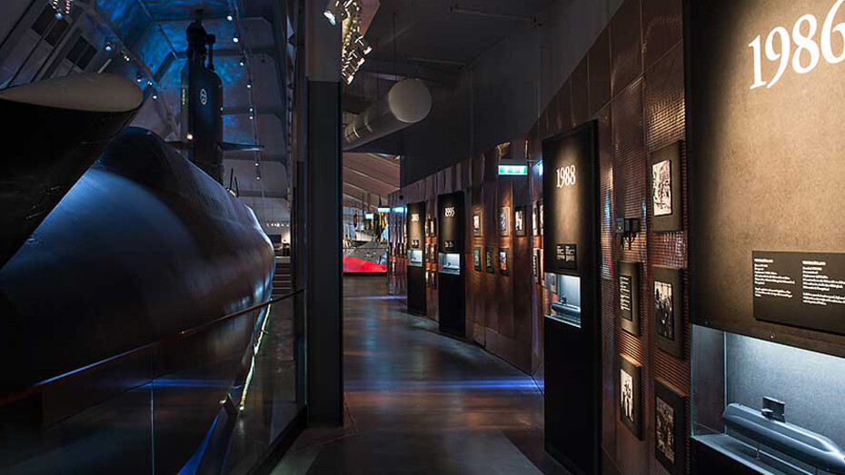 The Submarine Hall. Courtesy of Sjöhistoriska museet