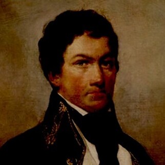 Retrato de Miranda por el pintor francés Georges Rouget
