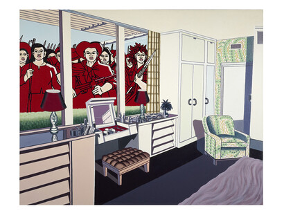 Erró, American Interior #1 1968, mumok - Museum moderner Kunst Stiftung Ludwig Wien, Vienna
Photo: mumok © Erró/Bildrecht Wien

