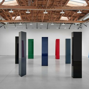 Installation view, John McCracken, David Zwirner, Los Angeles, February 28–March 30, 2024
Photo by Elon Schoenholz. Courtesy David Zwirner