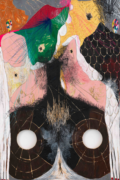 Naotaka Hiro, Untitled (uproar), 2024. Courtesy of the artist and Perrotin Gallery