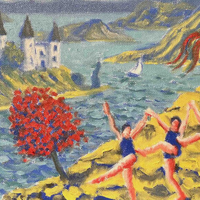 John Alexander Parks, Dancers with islands, 2024. Courtesy of 532 Gallery 