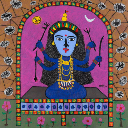 Madhvi Parekh, Goddess Kali, 2024. Courtesy of DAG 