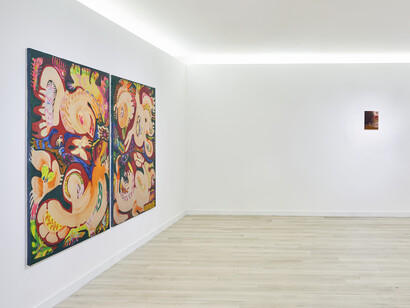 Artisti vari, I want you to be weak, as weak as I am, vista della mostra. Per gentile concessione di Tube Culture Hall 