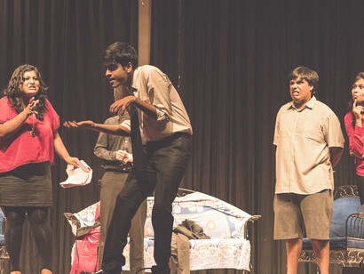 The welcome production for the 2015-16 season, featuring an improv comedy performance cut by Ed Monk, showcased the art of improvisational theatre