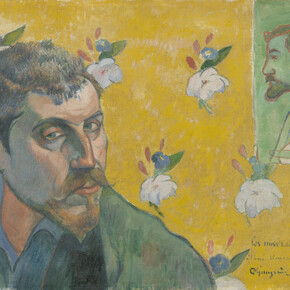 Self-Portrait with Portrait of Émile Bernard (Les misérables) 
Paul Gauguin, 1888
