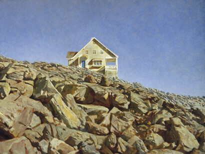 Jamie Wyeth, Kent House, 1972, Oil on canvas, The Brandywine River Museum. Gift of Mr. and Mrs. Andrew Wyeth, 1985. © Jamie Wyeth. Courtesy, Museum of Fine Arts, Boston